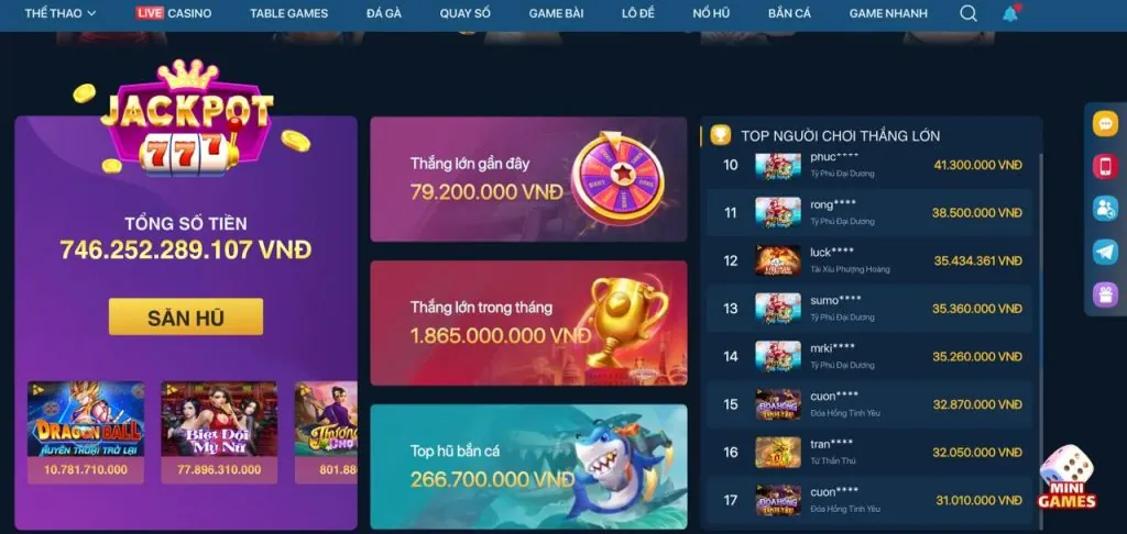 Tham gia câu lạc bộ VIP songbac68 win